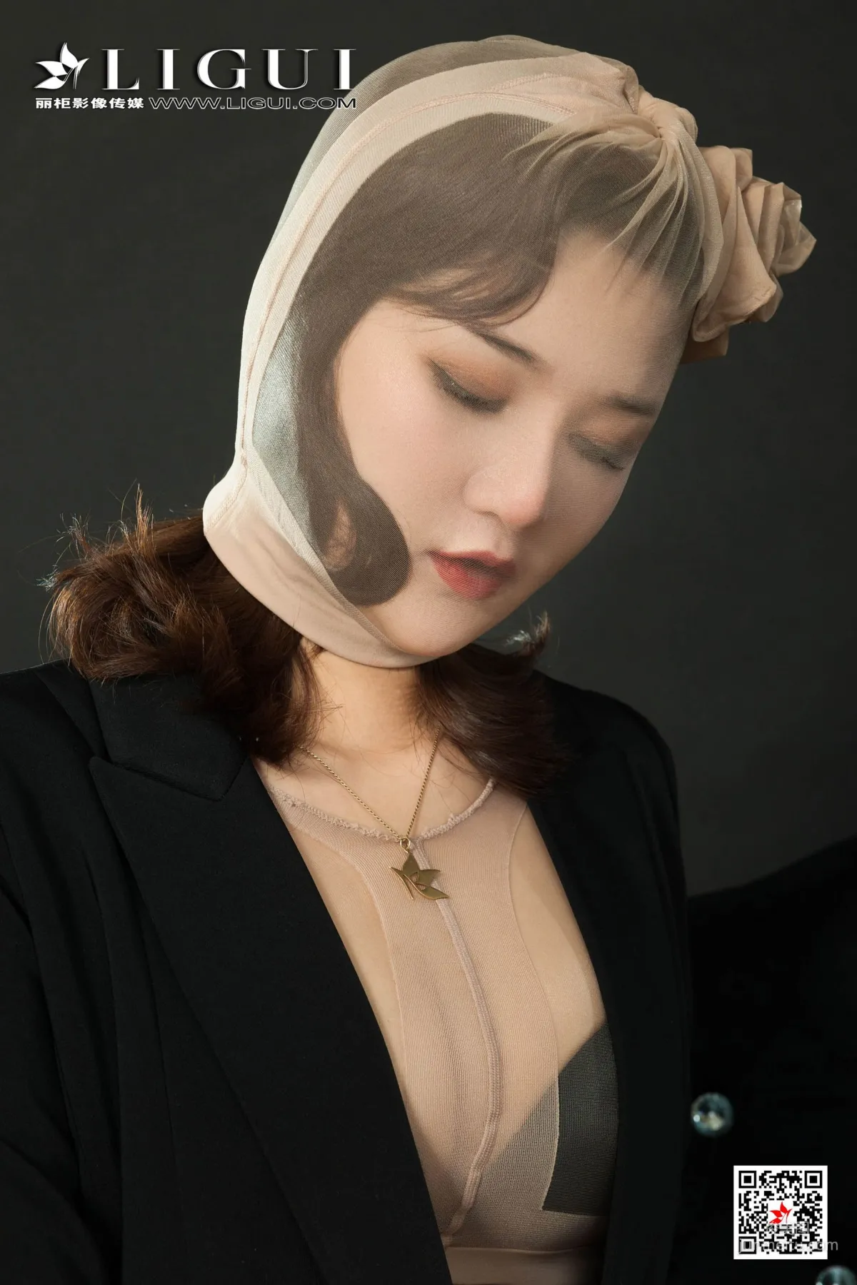 Model 文芮《肉丝人体》 [丽柜LiGui] 丝袜人体摄影写真集6