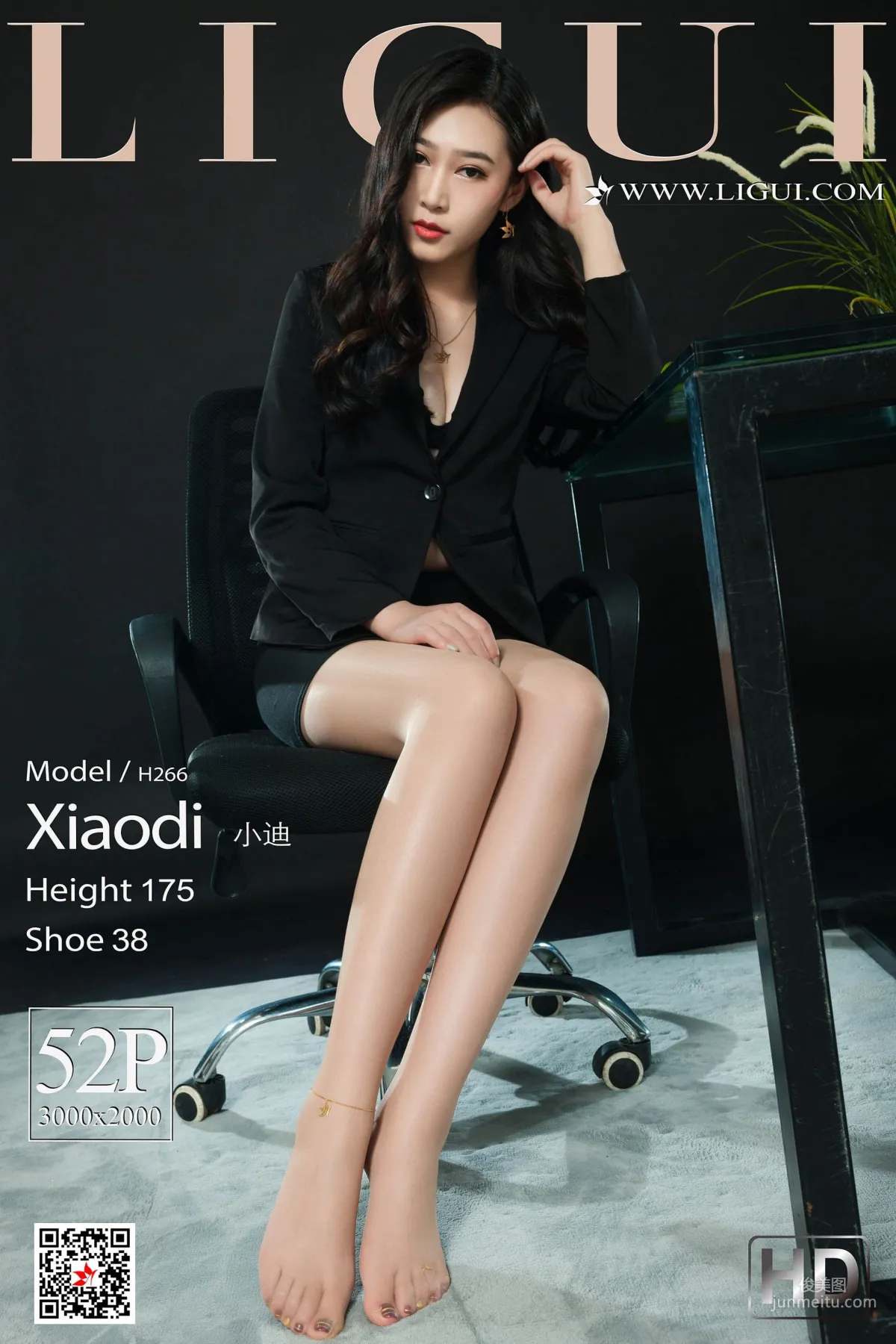Model 小迪《肉丝OL高跟美腿》 [丽柜LiGui] 网络丽人 写真集1