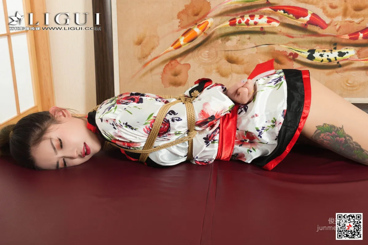 甜甜《繩藝捆綁絲襪人體攝影》 [麗櫃美束] 寫真集 49
