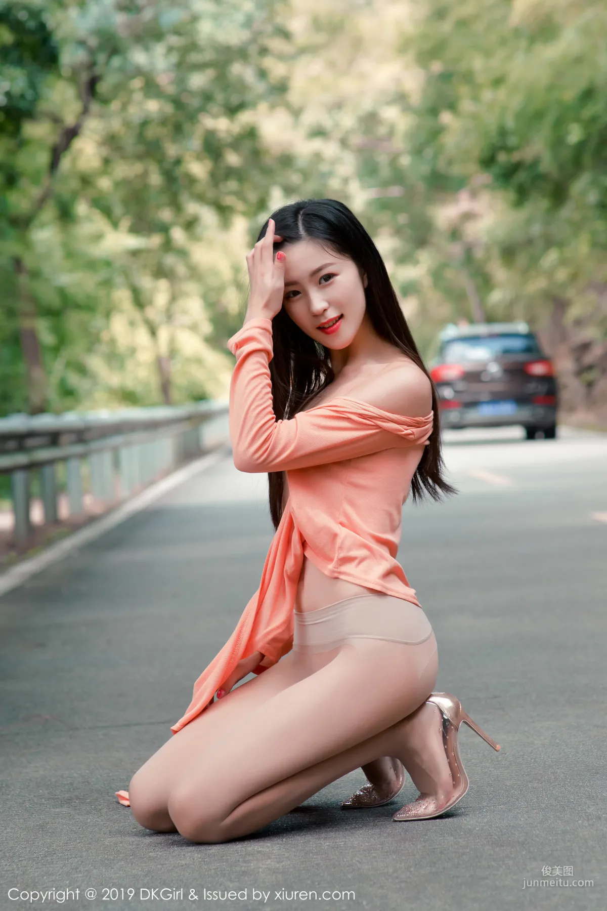 小子怡Alice《大膽絲襪外拍》 [禦女郎DKGirl] Vol.114 寫真集 44