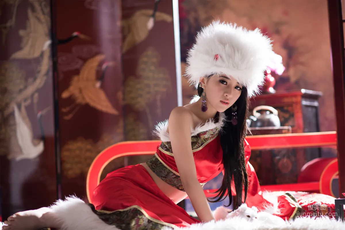 張楚曼《中國風聖誕節琴二棚》 寫真集 26