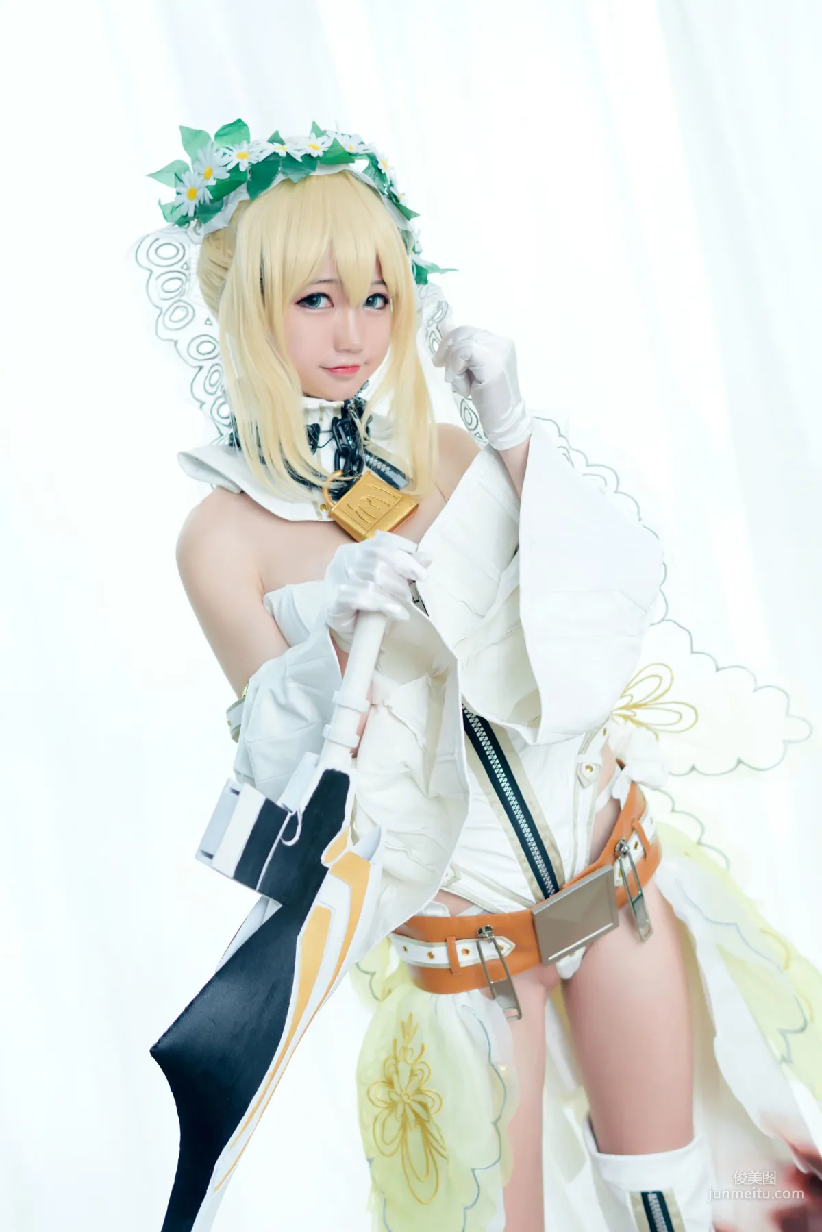 Nagesa魔物女《白衣騎士》 [COSPLAY美女] 寫真集 28