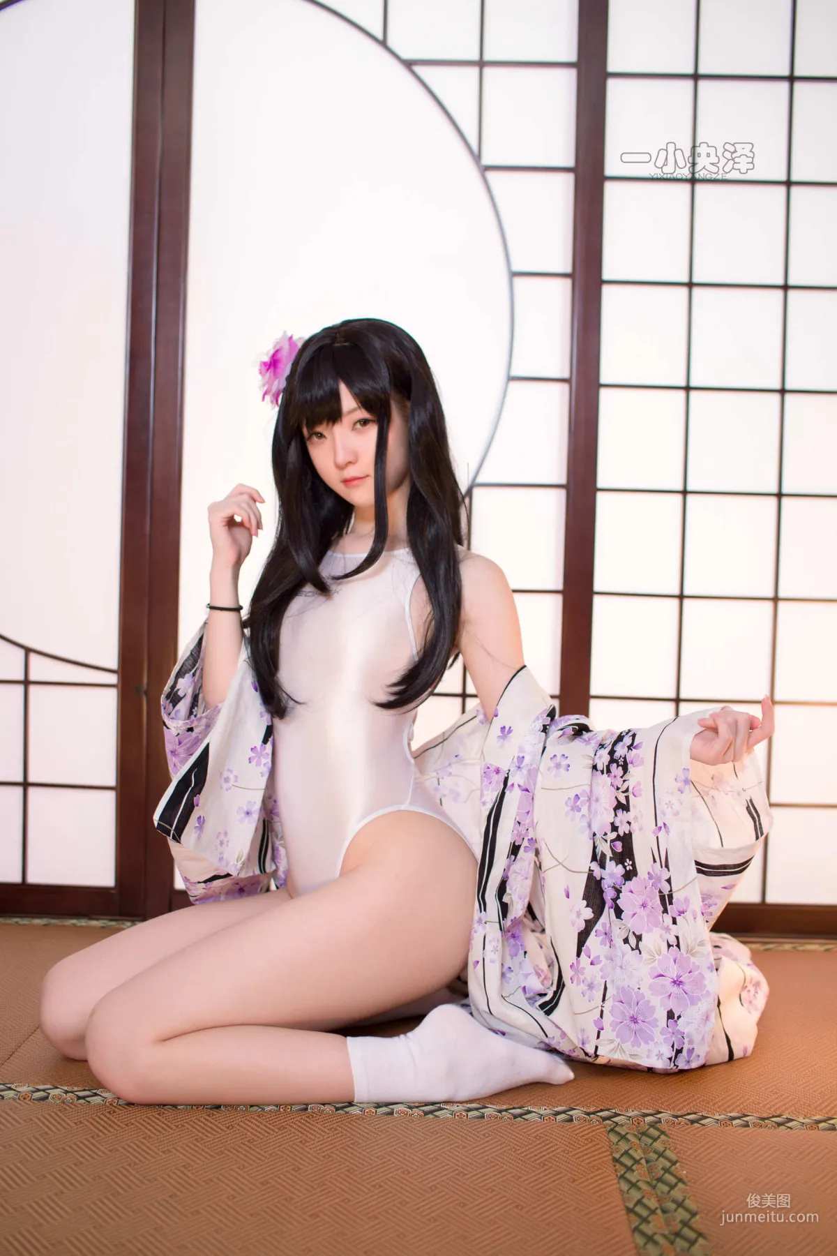 一小央澤 《和服短襪》 [COSPLAY美女] 寫真集 25