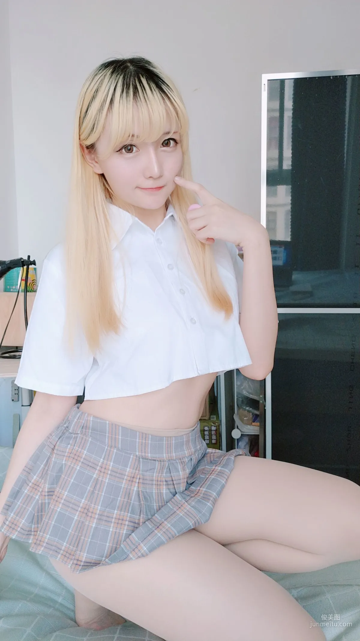 萌妹星之遲遲《短裙制服》 [福利COSPLAY] 寫真集 5