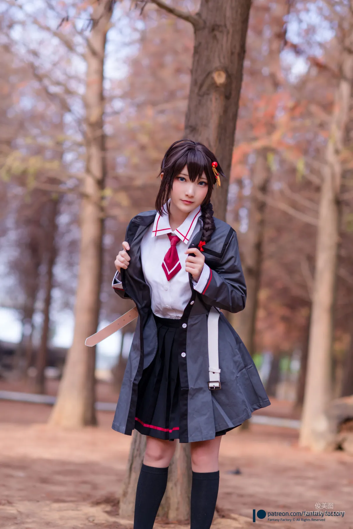 COSER小丁《和服+猫女女仆》 [Fantasy Factory] 写真集59