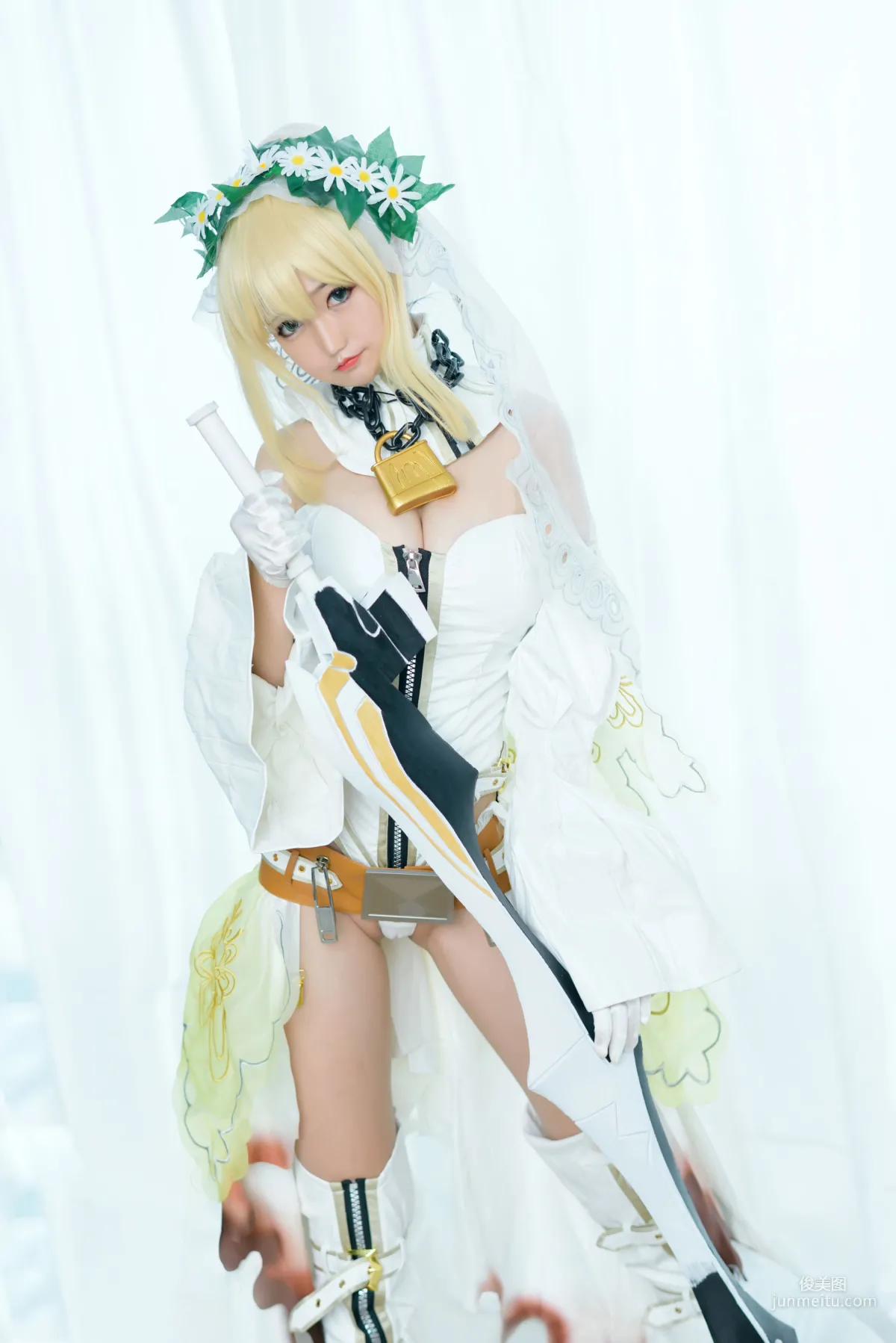 Nagesa魔物女《白衣騎士》 [COSPLAY美女] 寫真集 32