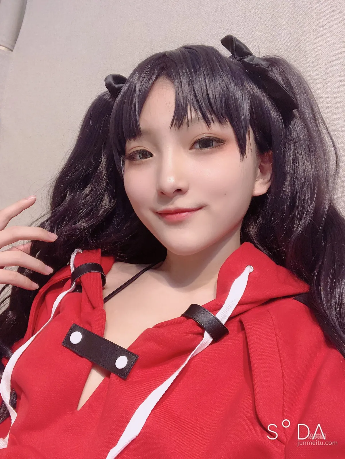 COSER小丁 《单车少女 黑胶 情趣网衫》 [Fantasy Factory] 写真集107