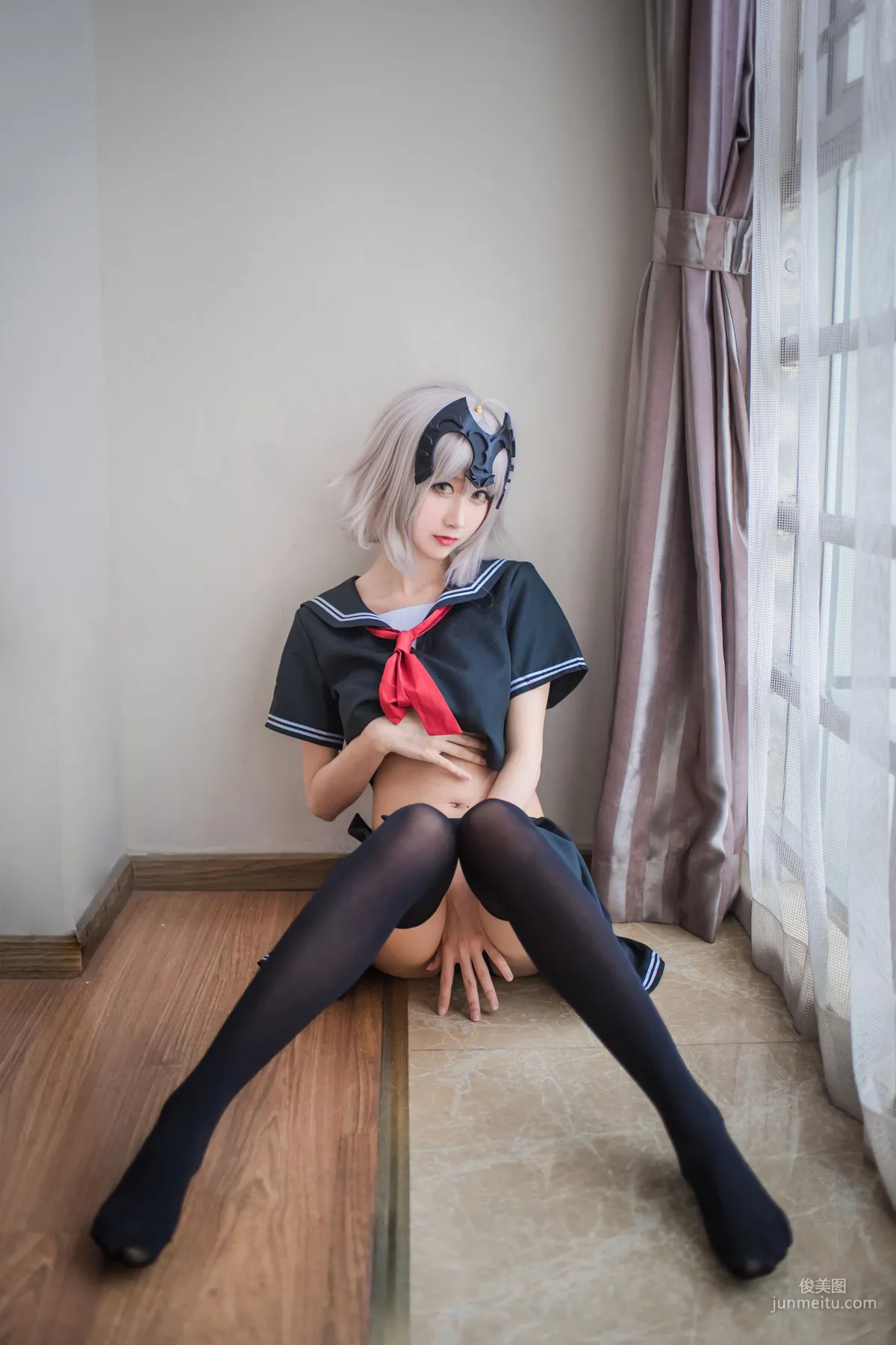 人氣COSER木綿綿OwO《貞德（黑）》 [COSPLAY福利] 寫真集 20