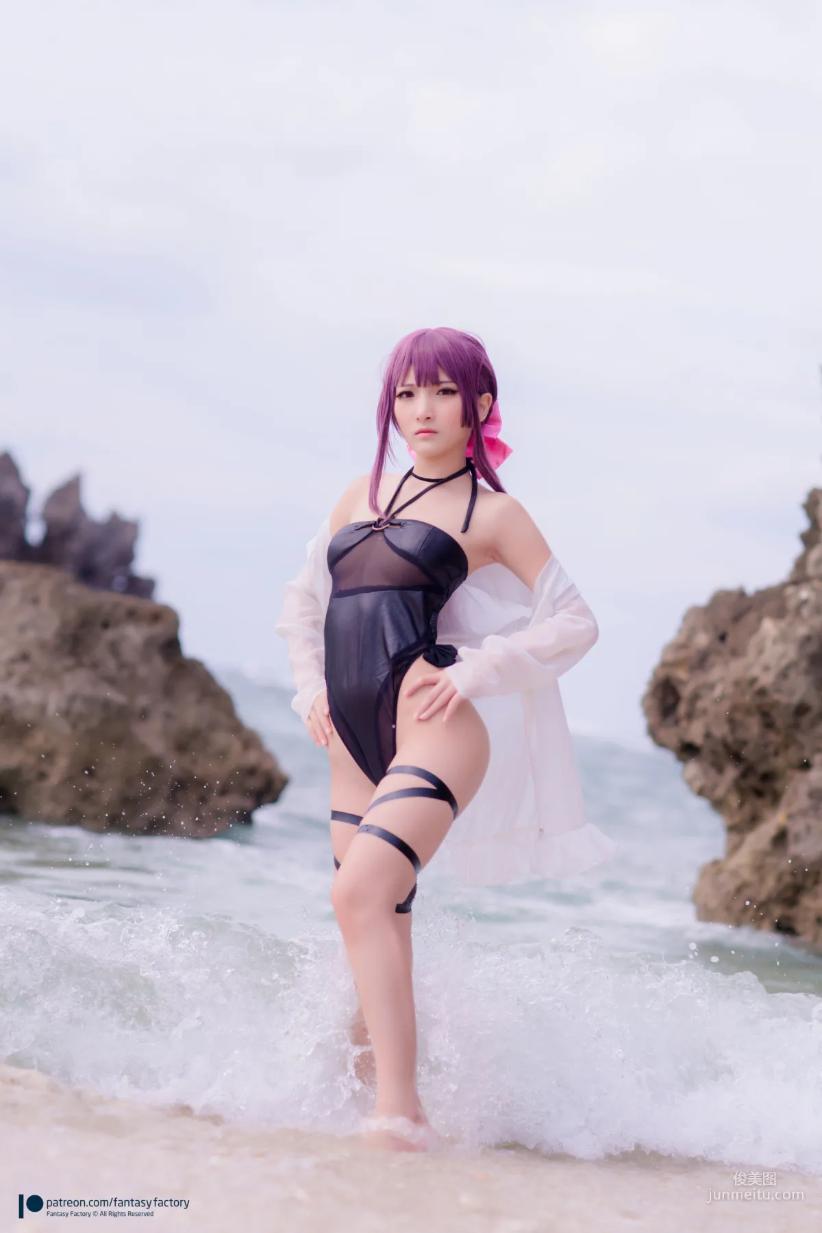 COSER小丁《海滩风情》 [Fantasy Factory] 写真集8