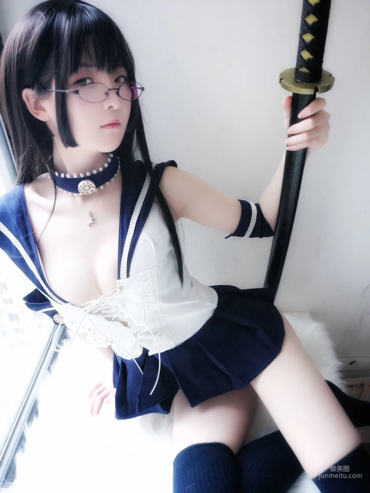 一小央澤《武士刀與水手服》 [COSPLAY美女] 寫真集 2
