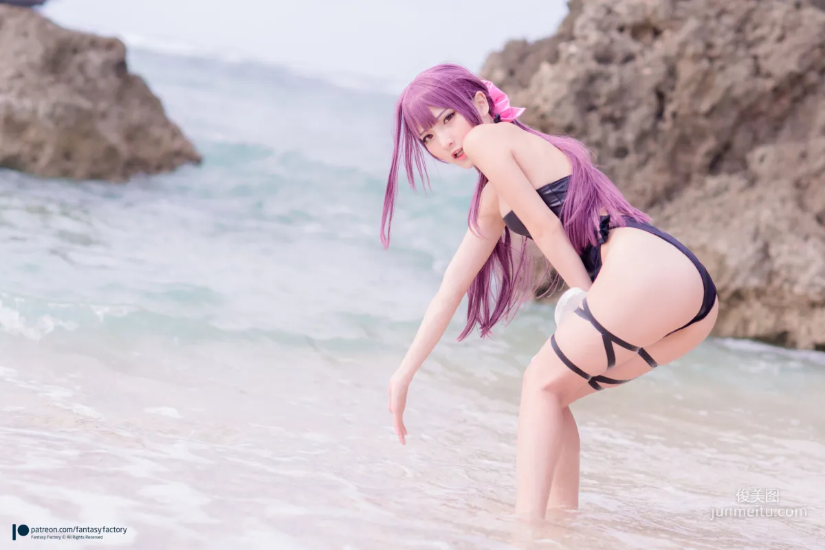 COSER小丁《海滩风情》 [Fantasy Factory] 写真集11