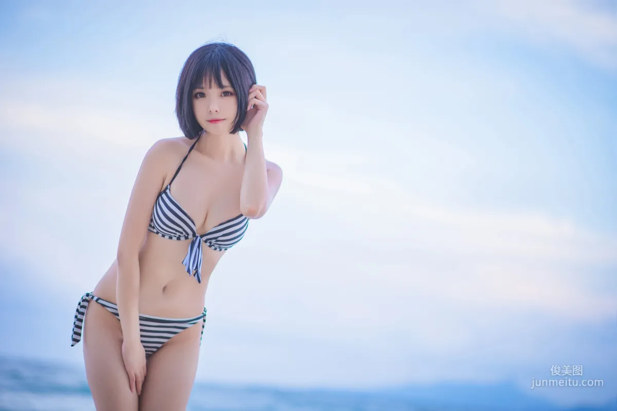 白金Saki《水着》 [性感COSPLAY福利] 寫真集 11