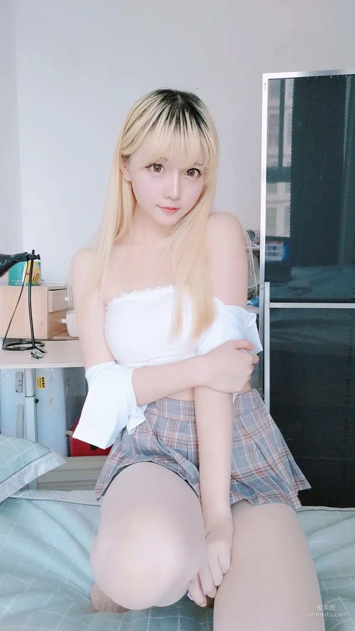 萌妹星之遲遲《短裙制服》 [福利COSPLAY] 寫真集 51