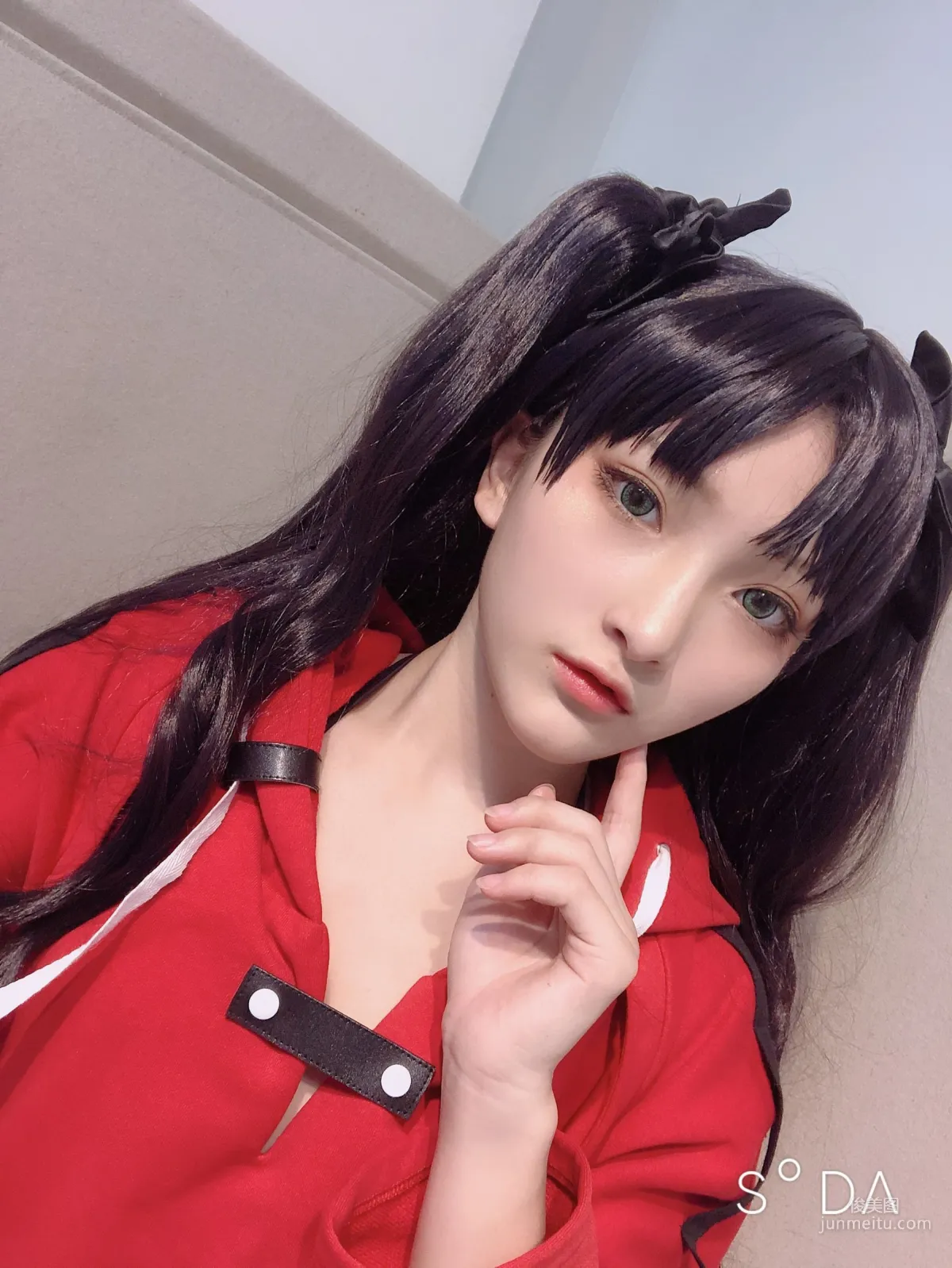 COSER小丁 《单车少女 黑胶 情趣网衫》 [Fantasy Factory] 写真集95