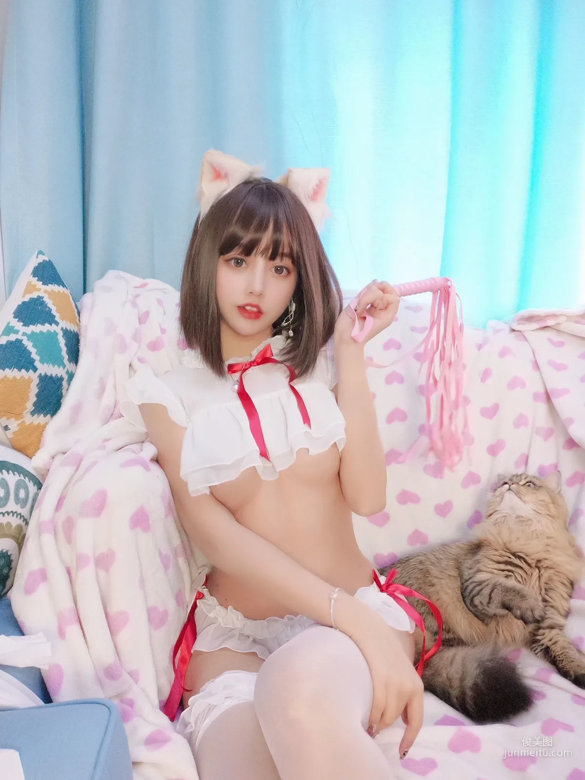 斗鱼主播米线线sama《粉耳SM》 [COSPLAY少女] 写真集3