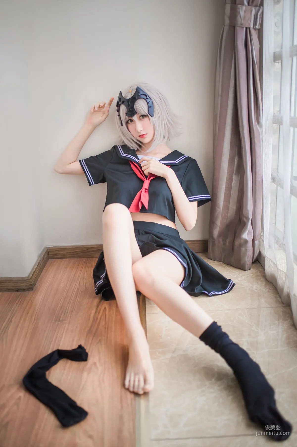 人氣COSER木綿綿OwO《貞德（黑）》 [COSPLAY福利] 寫真集 22