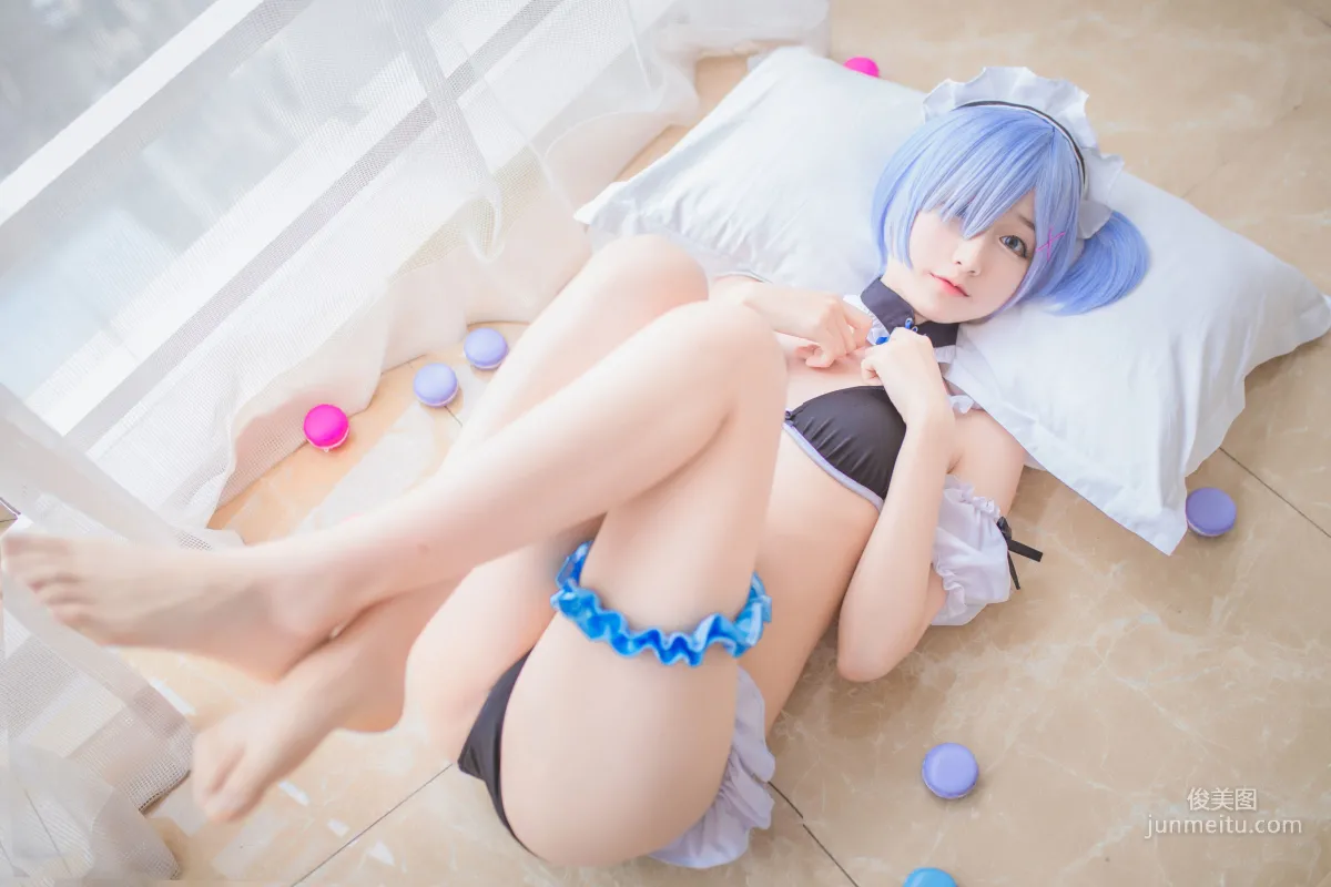 木綿綿OwO《蕾姆泳裝+兔女郎》 [COSER美女] 寫真集 19