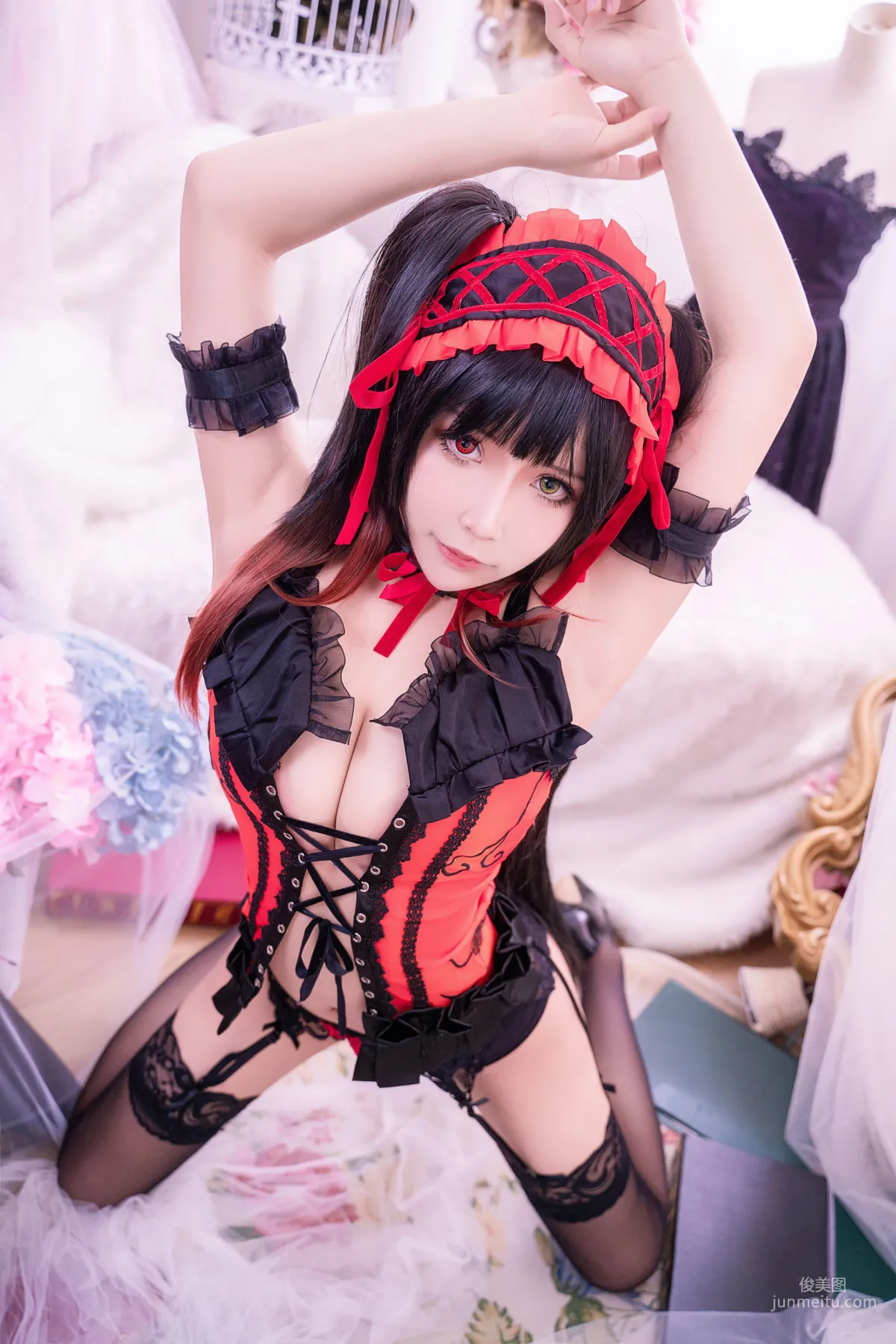 抱走莫子aa《狂三 黑色蕾絲》 [COSPLAY美女] 寫真集 20