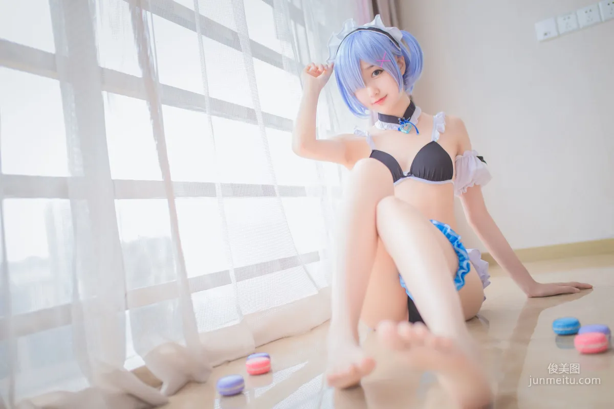 木綿綿OwO《蕾姆泳裝+兔女郎》 [COSER美女] 寫真集 14