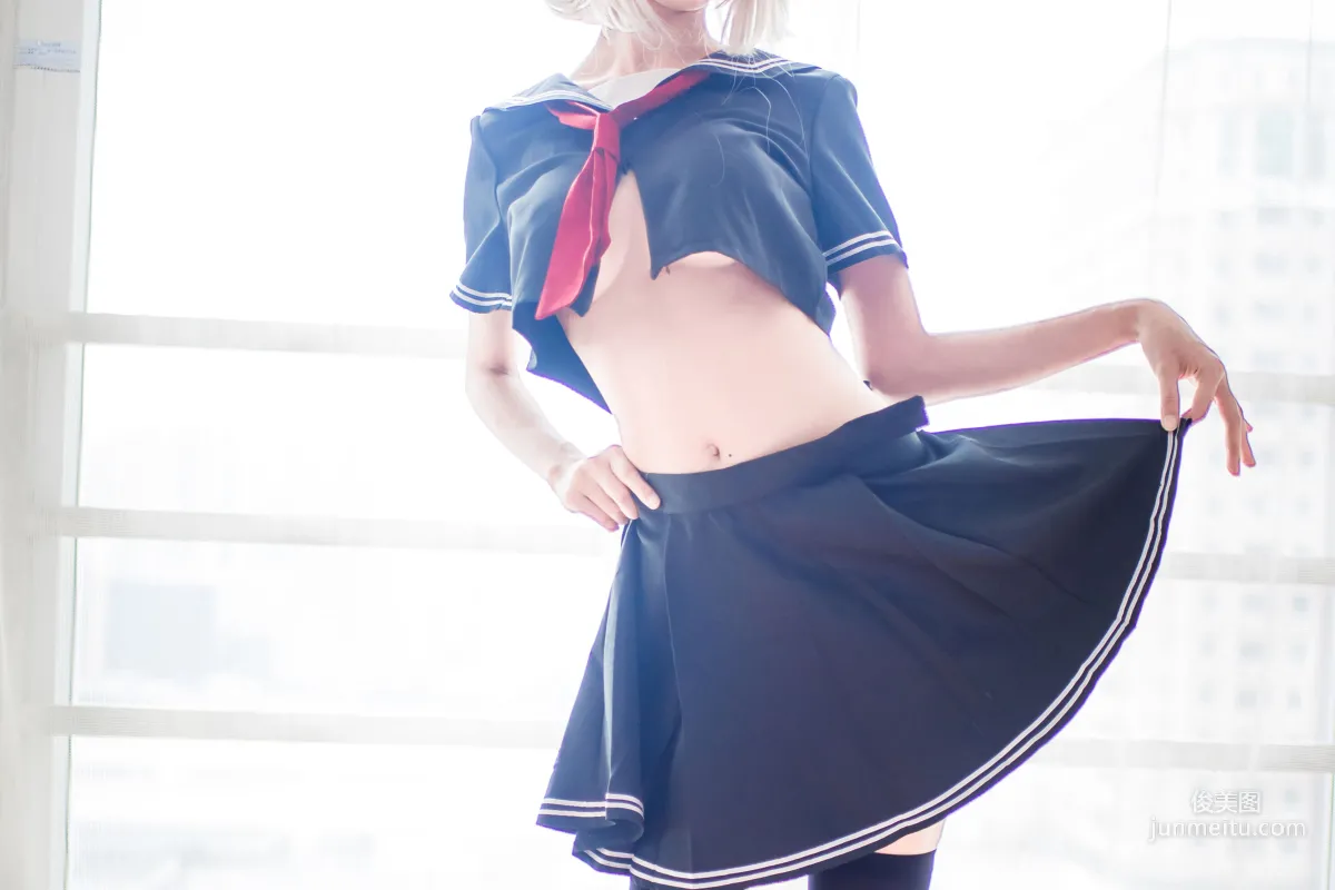人氣COSER木綿綿OwO《貞德（黑）》 [COSPLAY福利] 寫真集 8