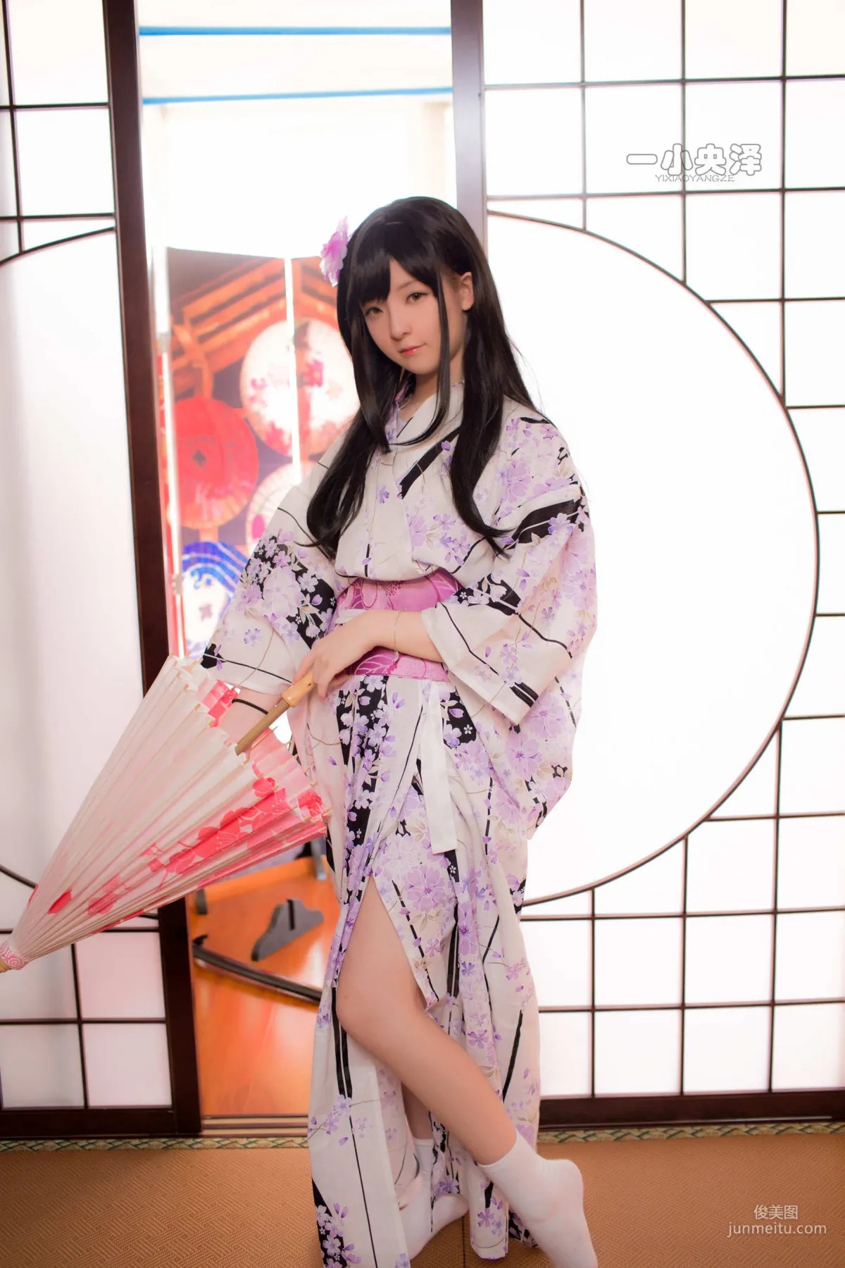一小央澤 《和服短襪》 [COSPLAY美女] 寫真集 12