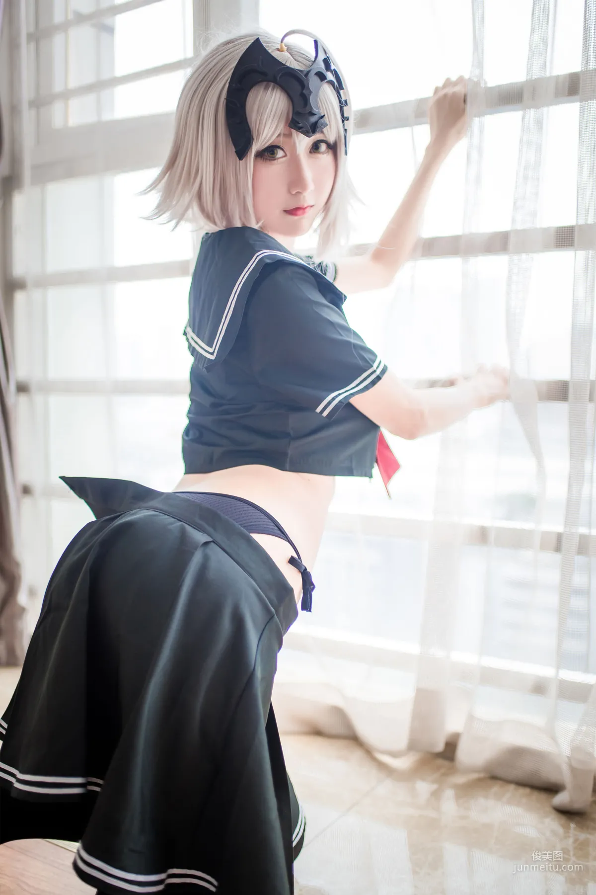 人氣COSER木綿綿OwO《貞德（黑）》 [COSPLAY福利] 寫真集 6