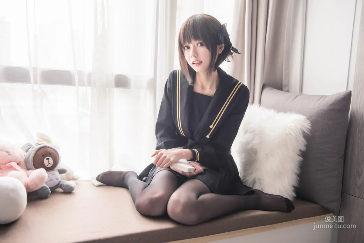 你的負卿《窗台制服》 [COSPLAY福利] 寫真集 11