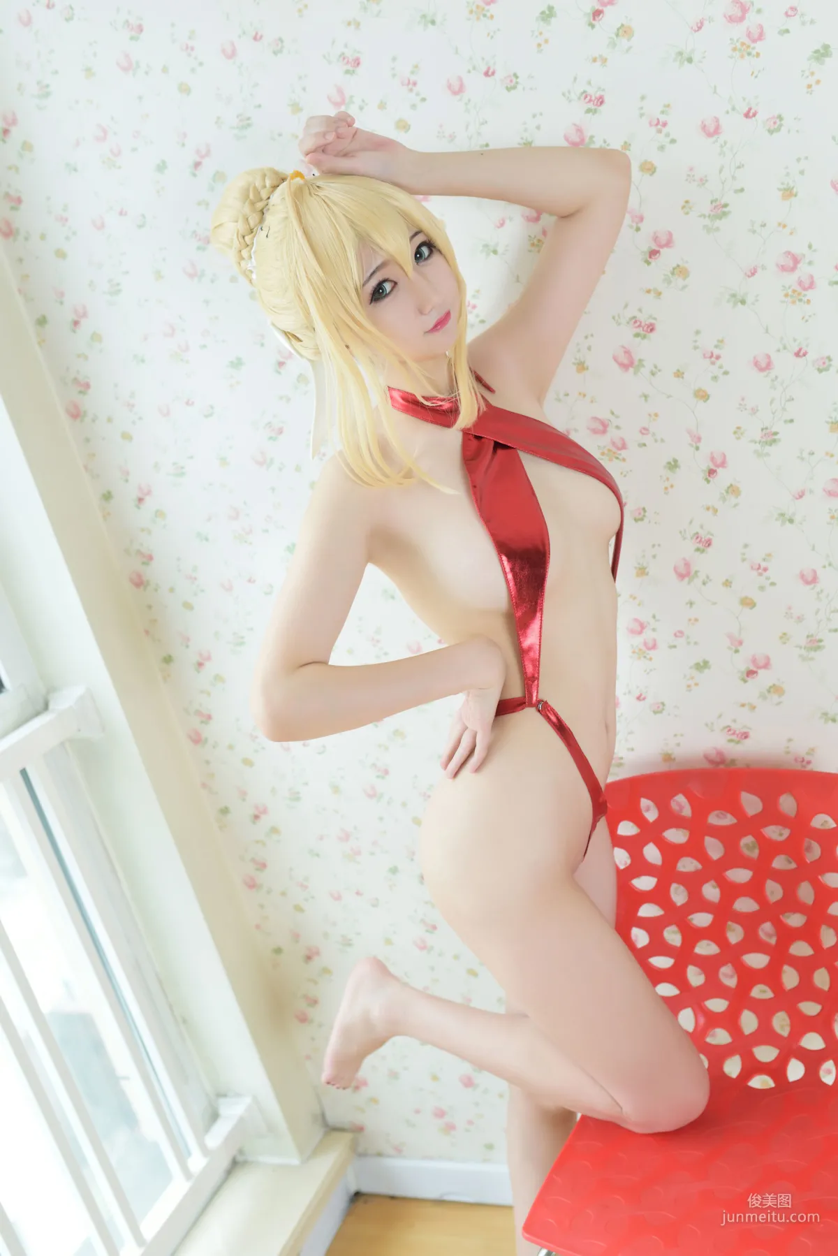 Nagesa魔物女《白衣騎士》 [COSPLAY美女] 寫真集 40