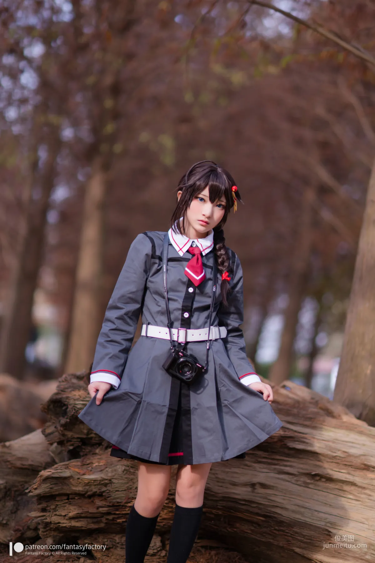 COSER小丁《和服+猫女女仆》 [Fantasy Factory] 写真集58