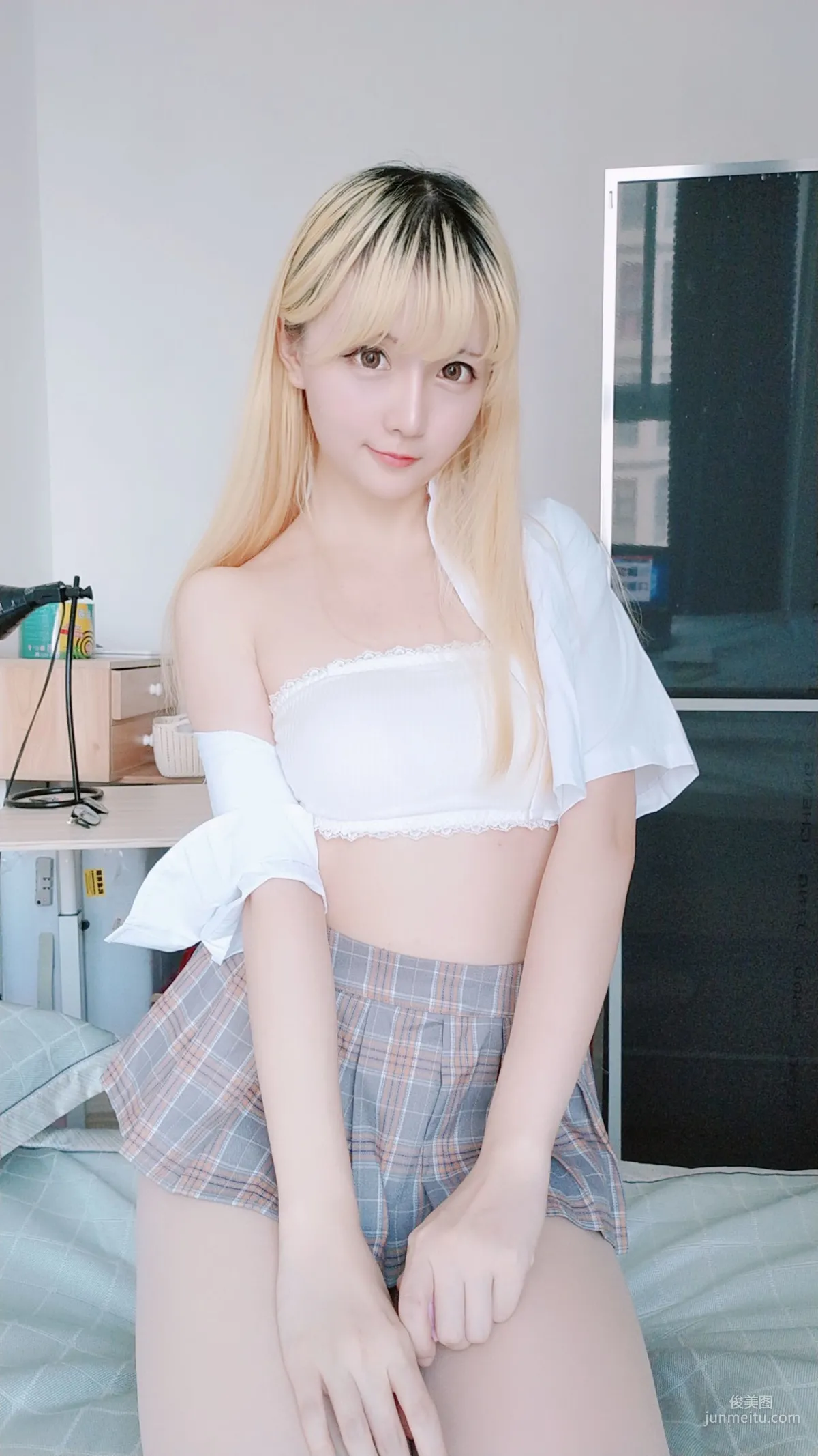萌妹星之遲遲《短裙制服》 [福利COSPLAY] 寫真集 50