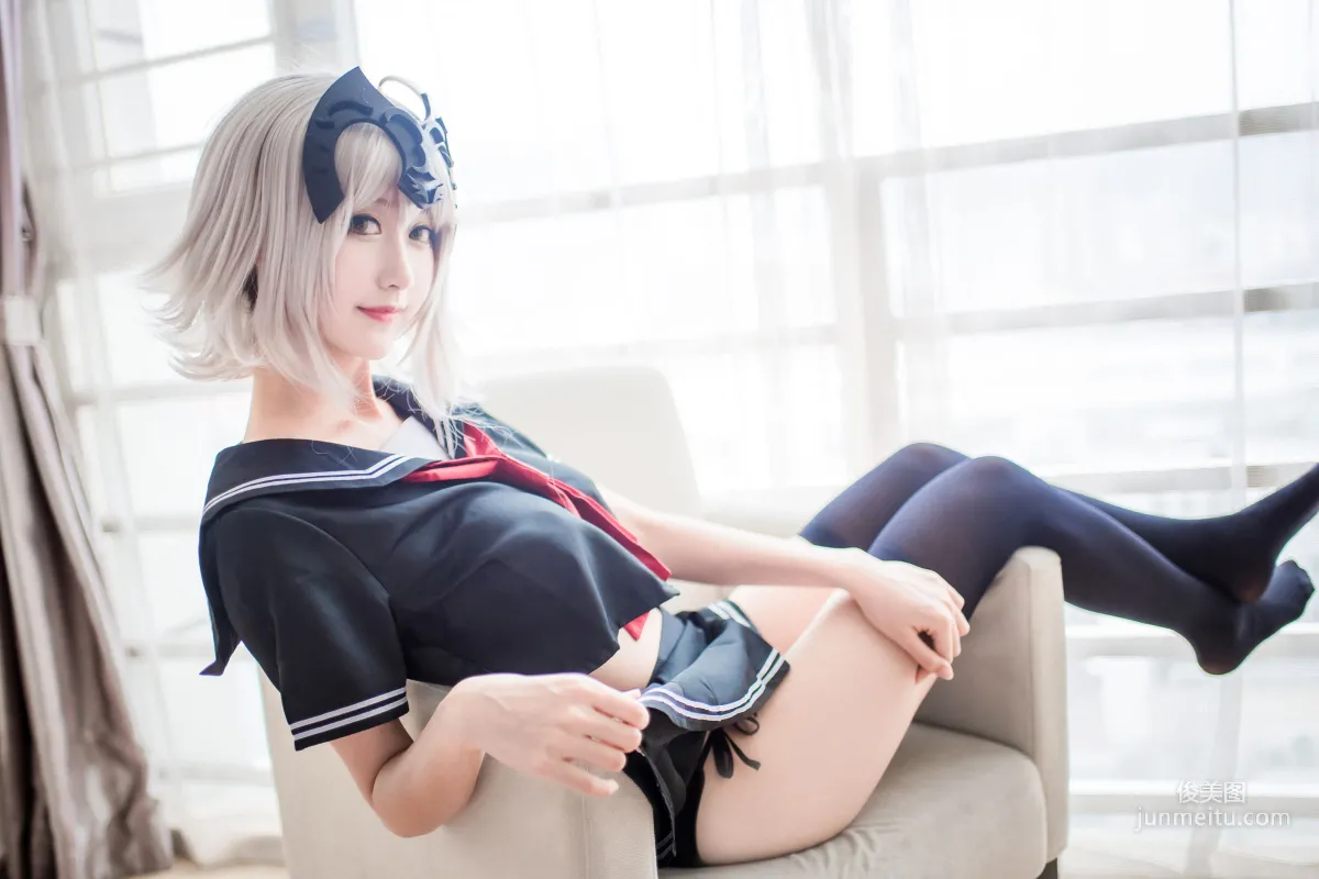 人氣COSER木綿綿OwO《貞德（黑）》 [COSPLAY福利] 寫真集 15