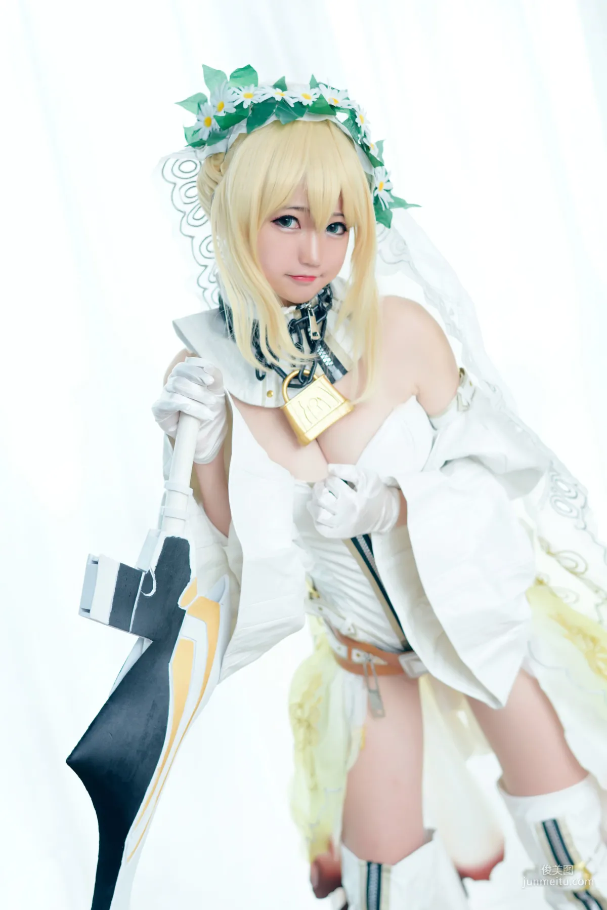 Nagesa魔物女《白衣騎士》 [COSPLAY美女] 寫真集 29