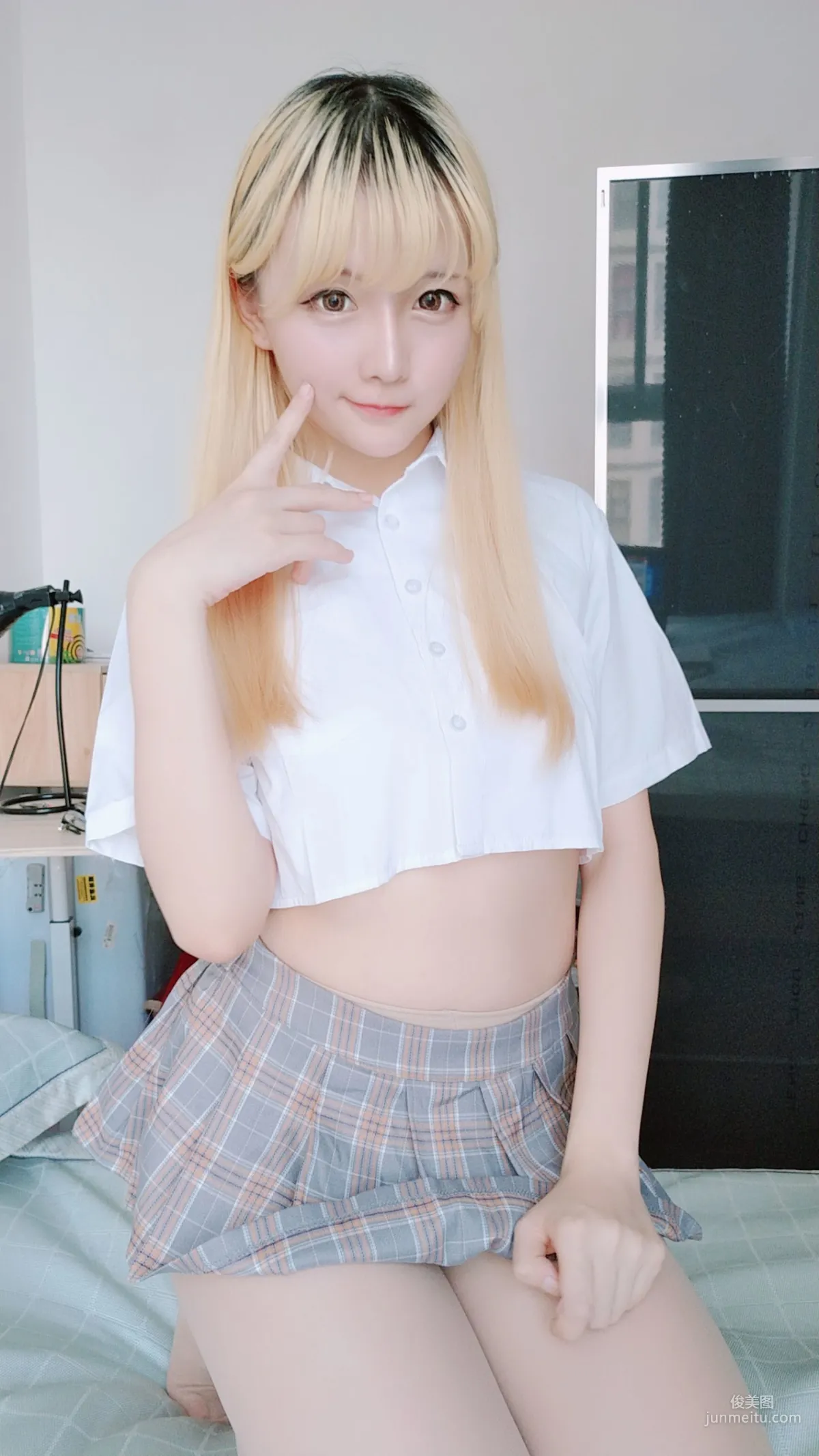萌妹星之遲遲《短裙制服》 [福利COSPLAY] 寫真集 3