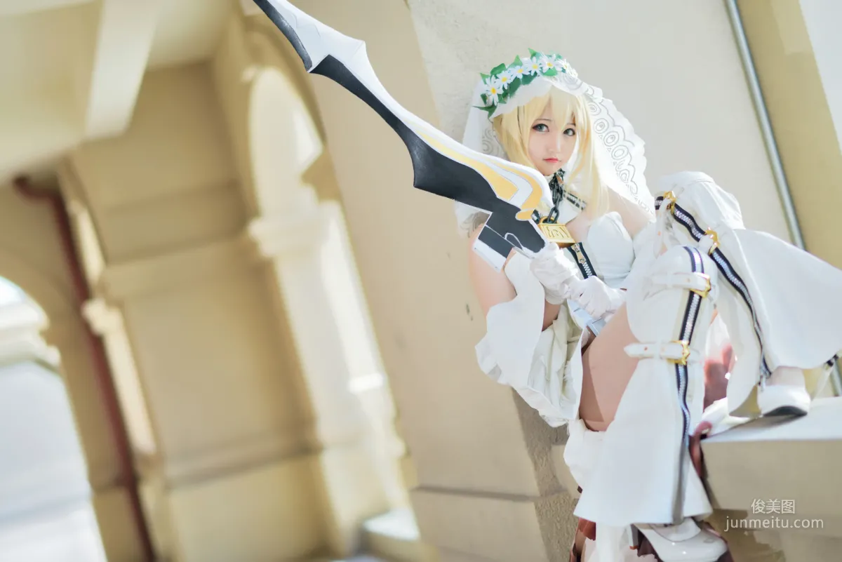 Nagesa魔物女《白衣騎士》 [COSPLAY美女] 寫真集 17