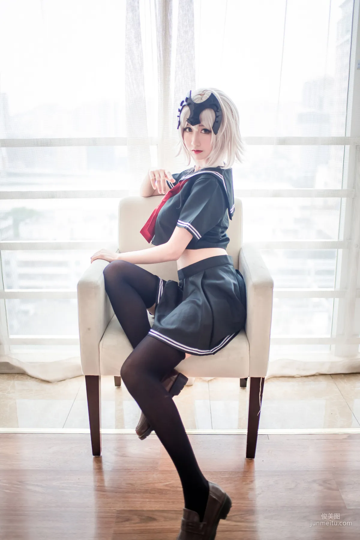 人氣COSER木綿綿OwO《貞德（黑）》 [COSPLAY福利] 寫真集 9