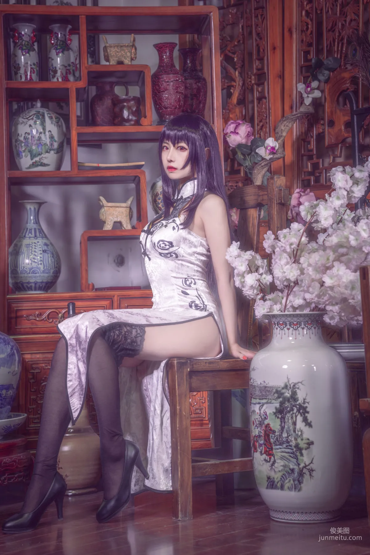 Shika小鹿鹿《學姐旗袍》 [COSPLAY福利] 寫真集 7