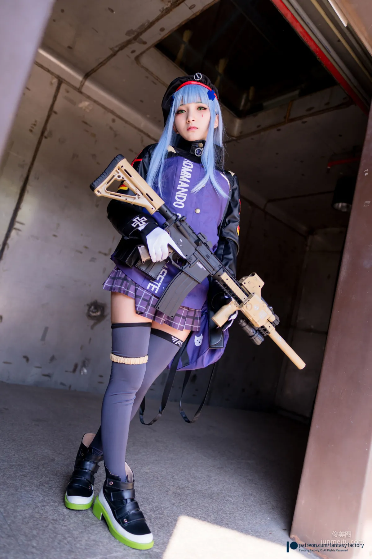COSER小丁《魔女+浴池+黑丝》 [Fantasy Factory] 写真集3