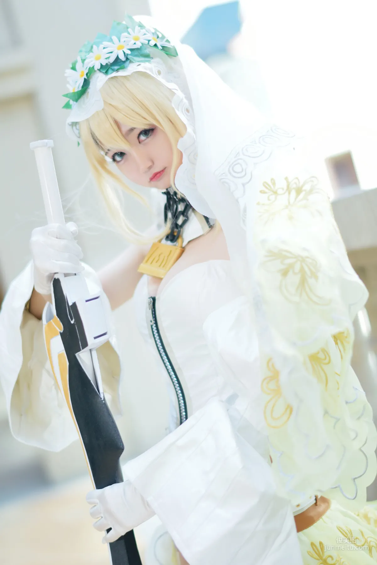 Nagesa魔物女《白衣騎士》 [COSPLAY美女] 寫真集 14