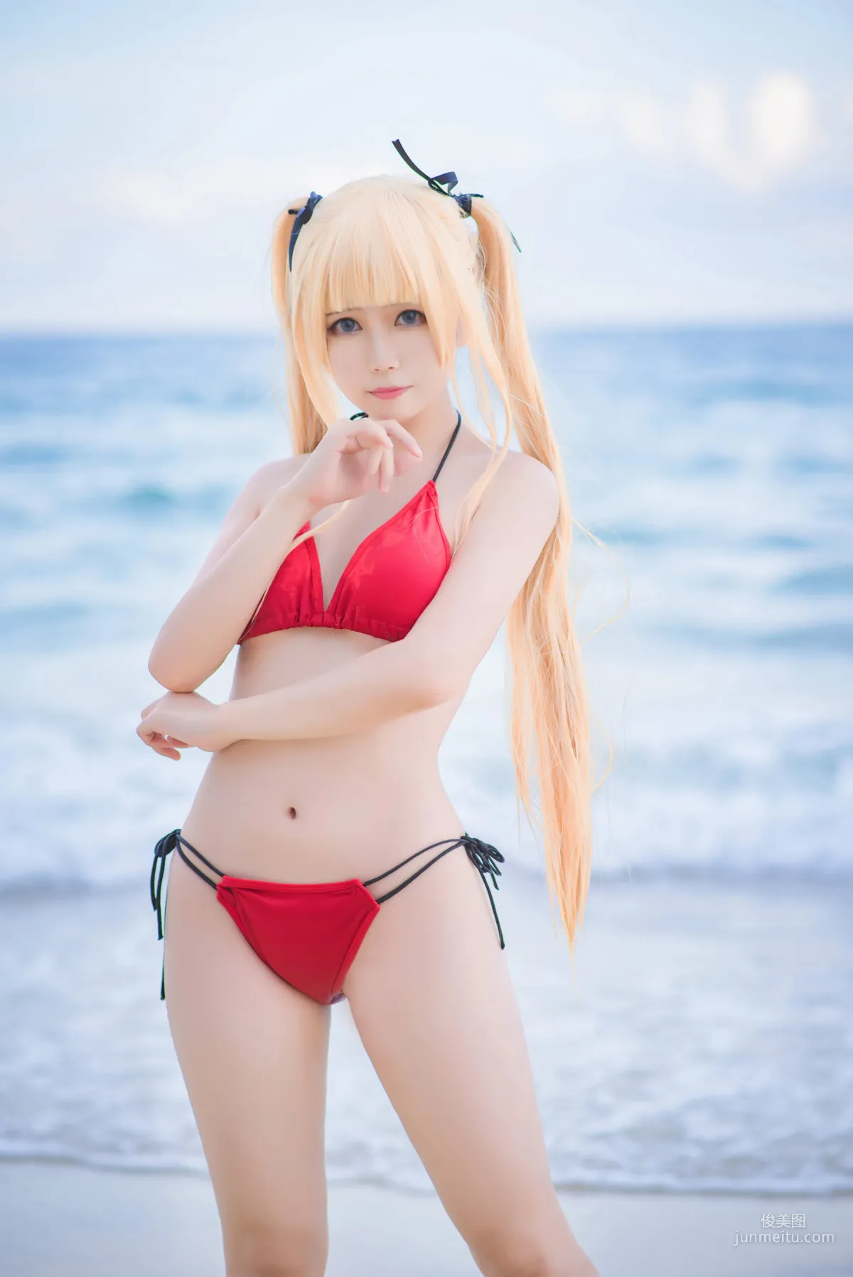 白金Saki《水着》 [性感COSPLAY福利] 寫真集 16