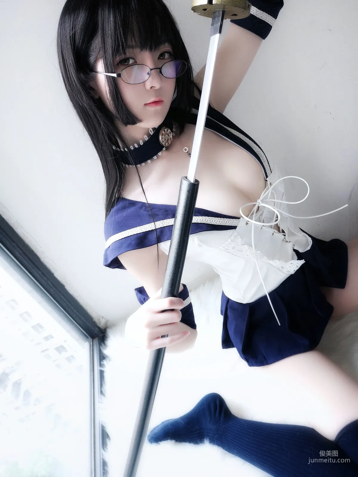 一小央澤《武士刀與水手服》 [COSPLAY美女] 寫真集 9