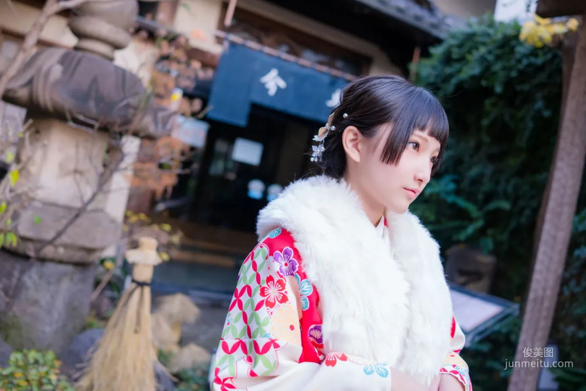 COSER小丁《和服+猫女女仆》 [Fantasy Factory] 写真集21