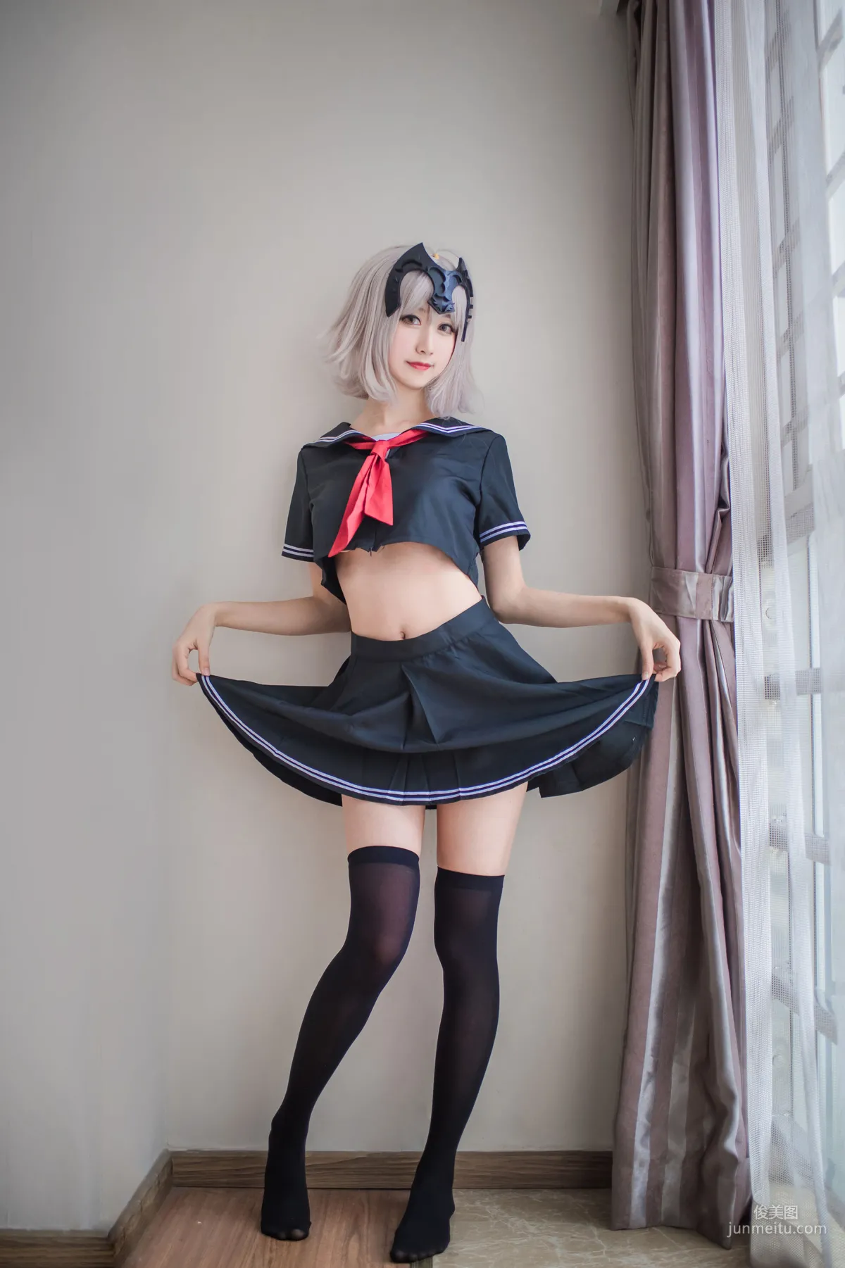 人氣COSER木綿綿OwO《貞德（黑）》 [COSPLAY福利] 寫真集 19