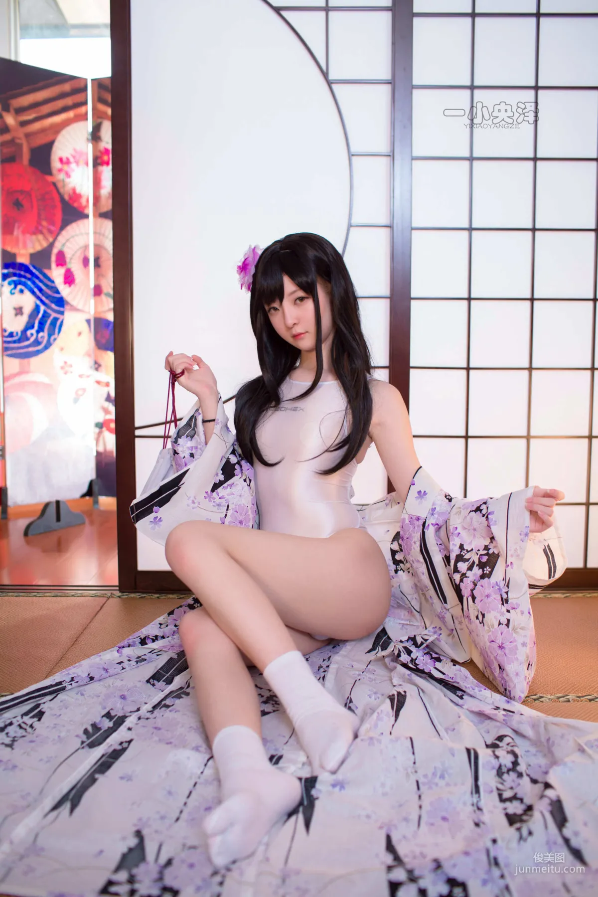 一小央澤 《和服短襪》 [COSPLAY美女] 寫真集 20