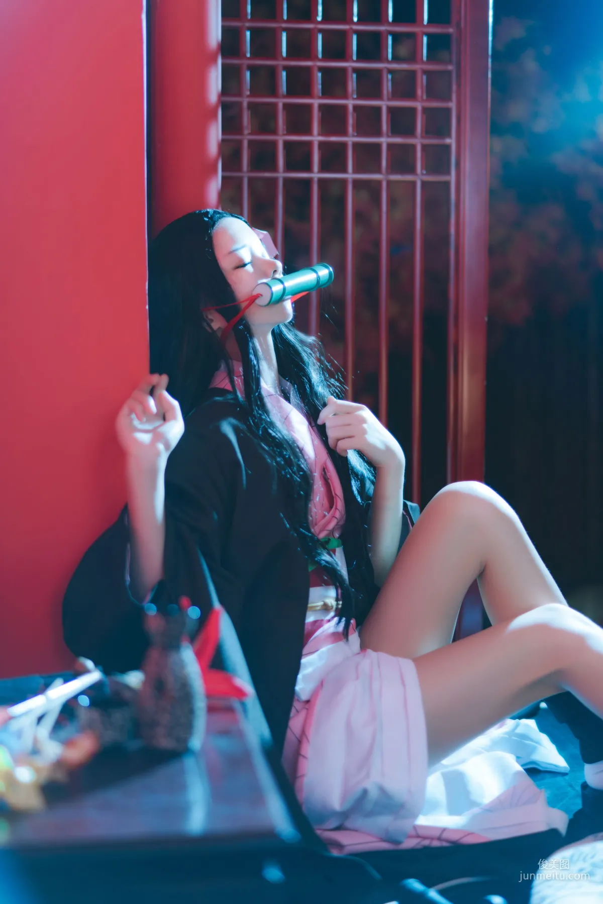 桜桃喵《灶门祢豆子》 [COSPLAY美女] 写真集15