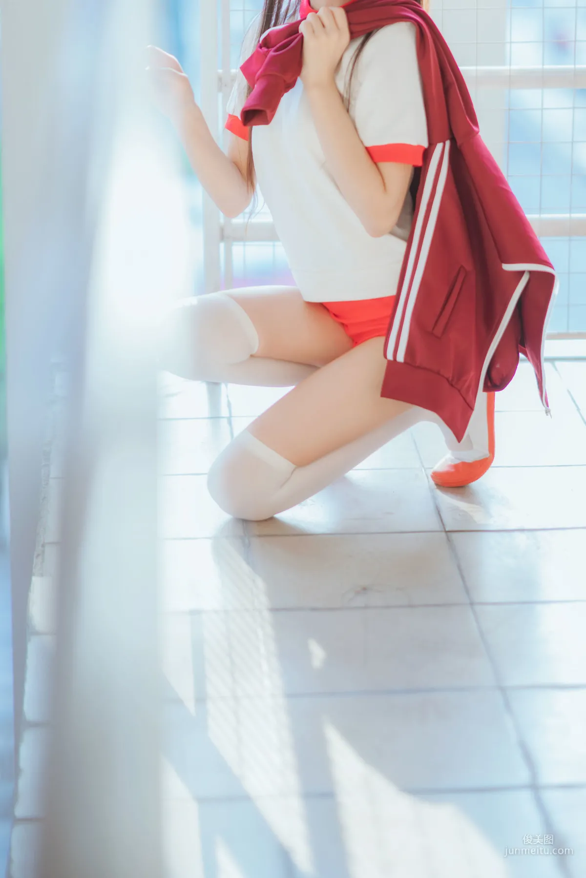 桜桃喵《紅色體操服》 [COSPLAY美女] 寫真集 32
