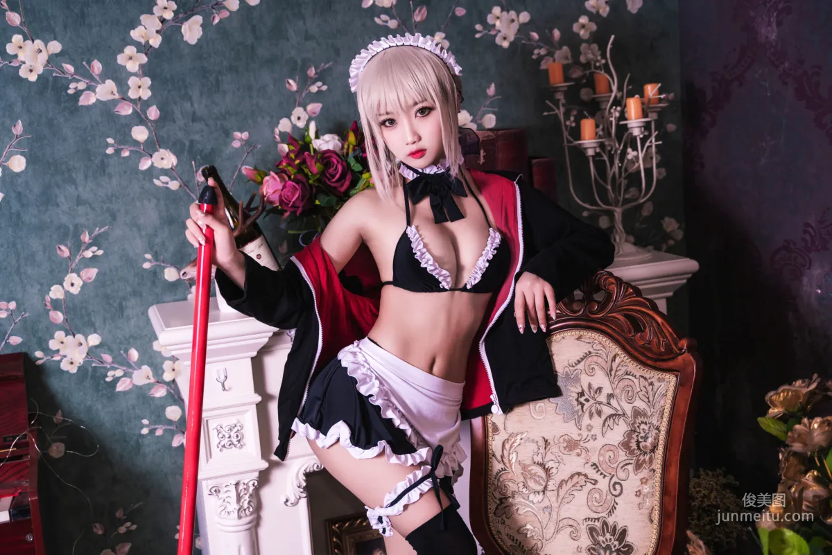 鬼畜瑤在不在w《黑絲女仆》 [COSPLAY福利] 寫真集 3