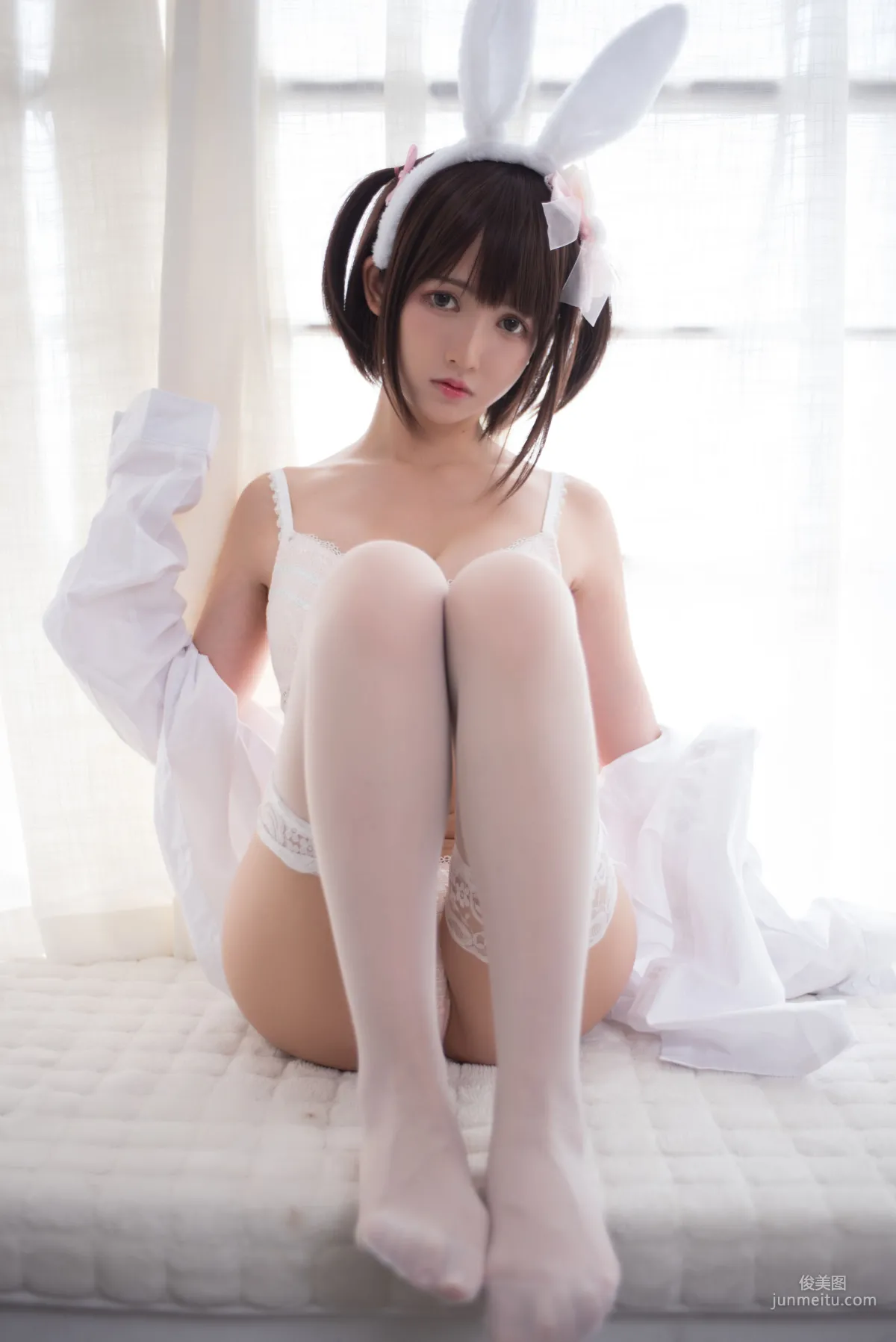 鳗魚霏兒《獸耳+白色蕾絲情趣》 [COSPLAY美女] 寫真集 12