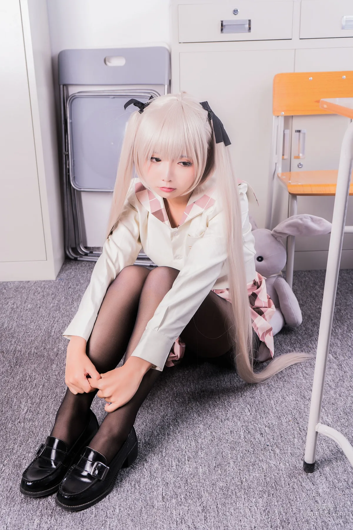 COSER面餅仙兒《黑絲穹妹》 [福利COSPLAY] 寫真集 38