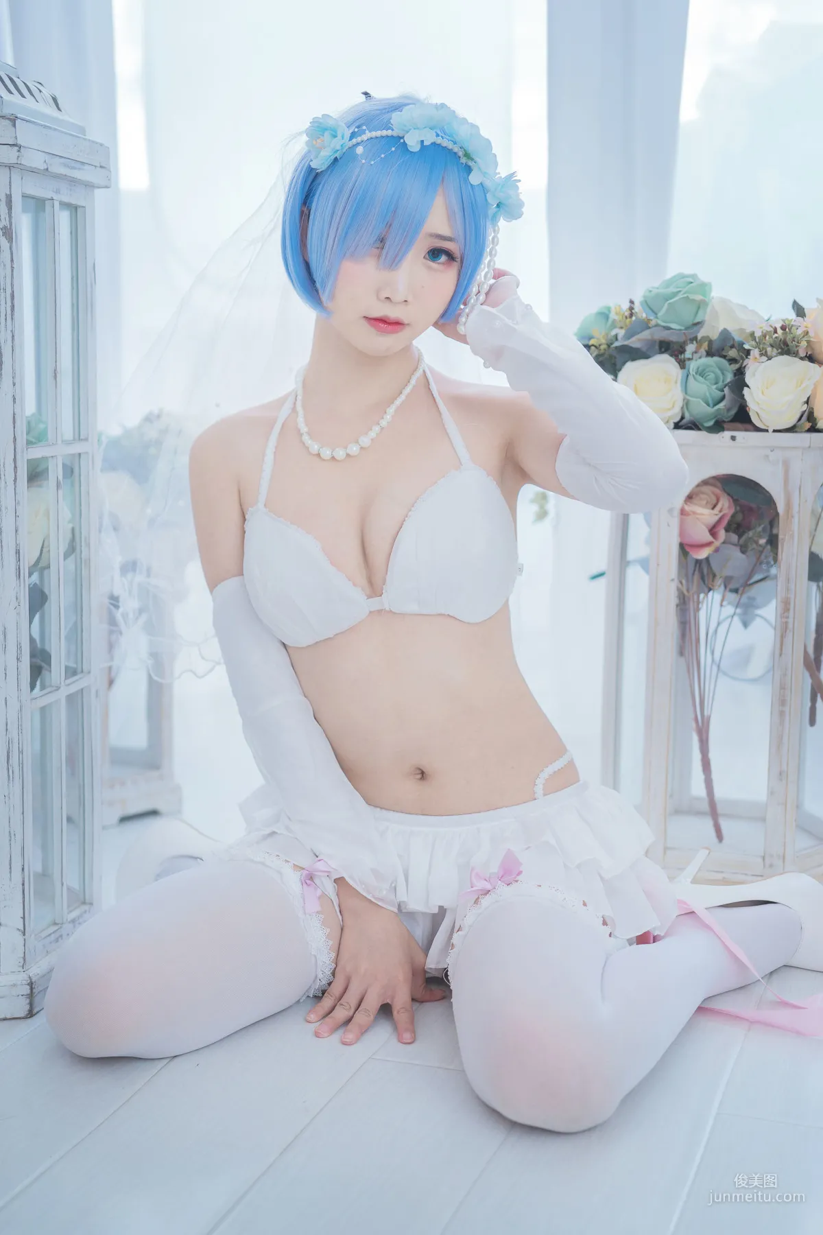 面饼仙儿《花嫁蕾姆》 [福利COSPLAY] 写真集7