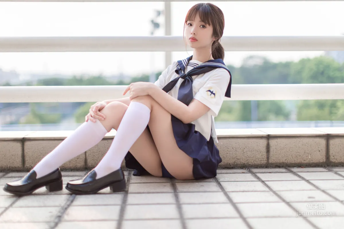 COSER雯妹《JK+白絲+死庫水》 [COSPLAY福利] 寫真集 3